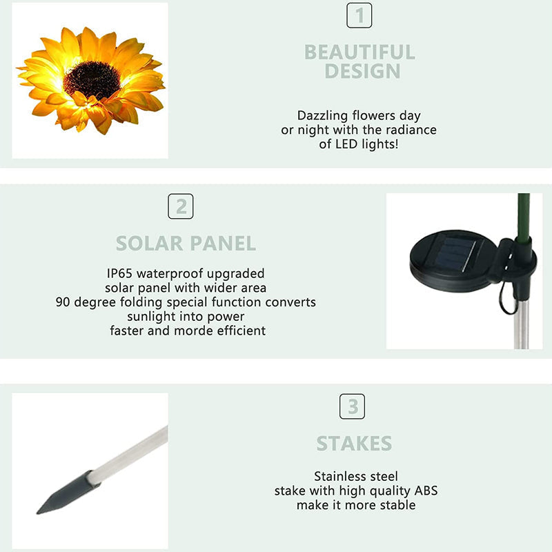 Sunflower Garden Lawn Lamp
