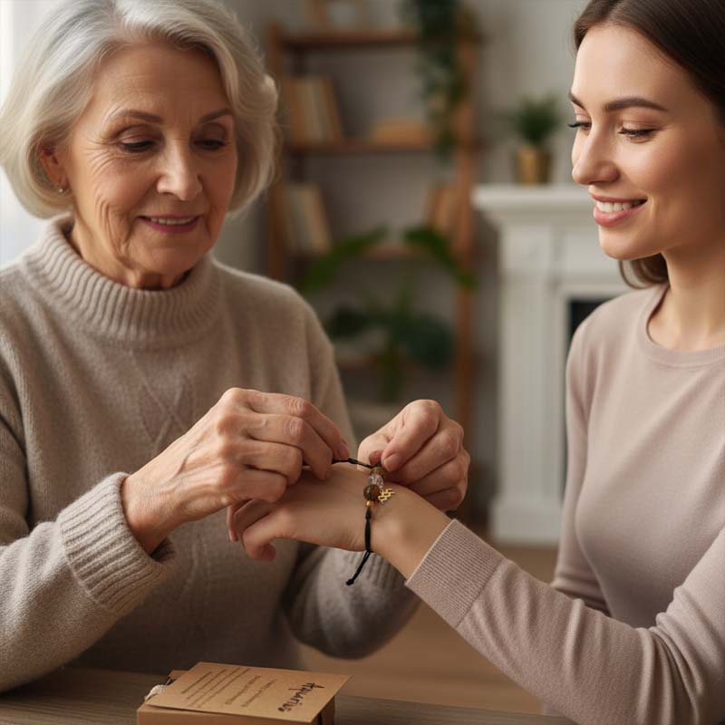 Hand-woven bracelet with twelve constellations