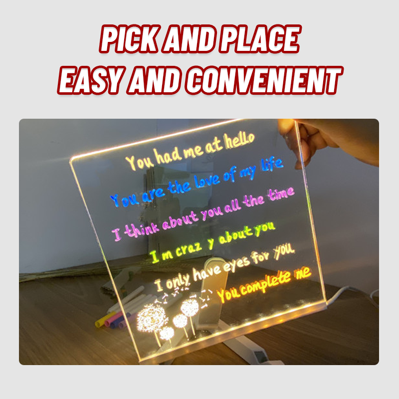 Erasable Luminous Acrylic Writing Board