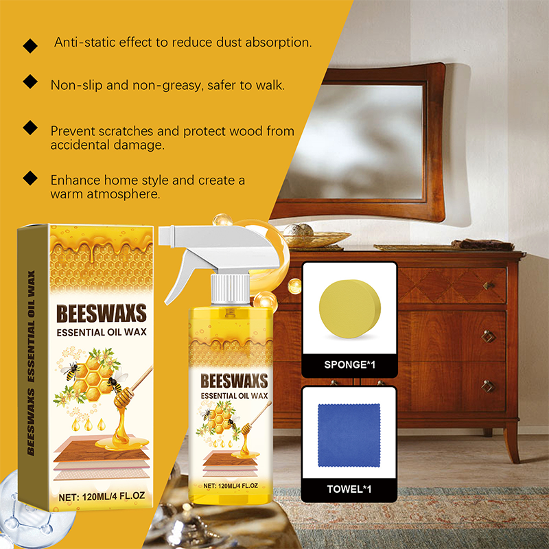 Wood Polishing Beeswax Spray