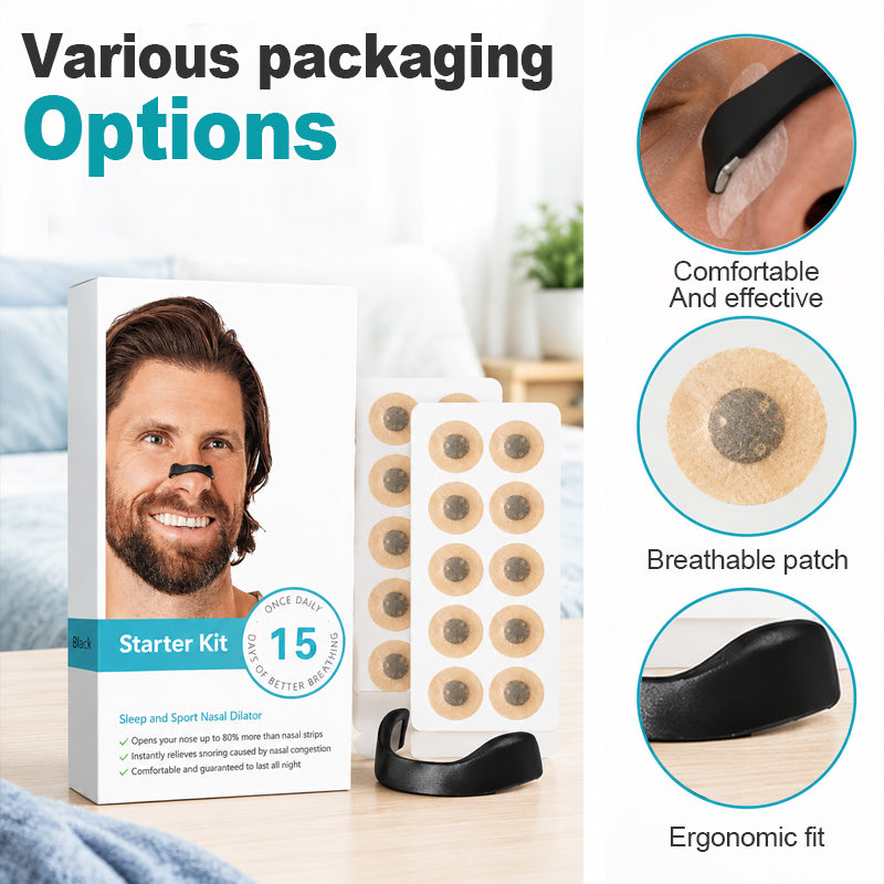 Magnetic Nasal Dilator and Nasal Patches