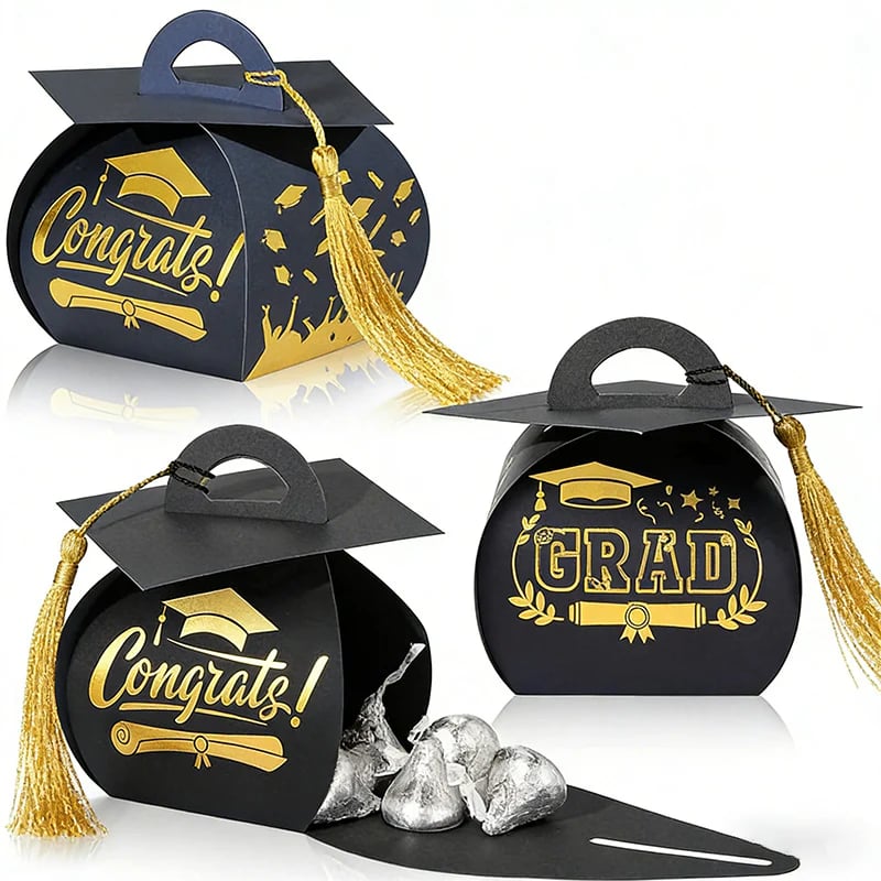 🔥Hot Sale 49% OFF🔥30 Pcs Mini Graduation Cap Candy Cards