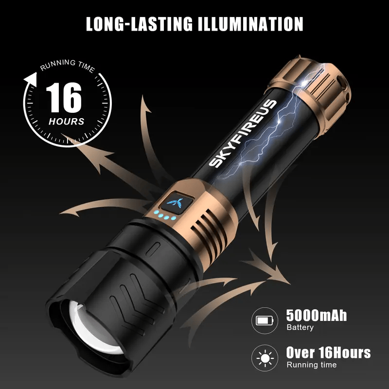 1097 flashlight strong light ultra bright outdoor camping home long-range portable ultra long endurance lighting