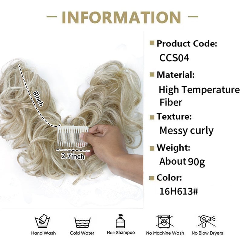 🥰The best side comb clip in hair accessories-wig✨