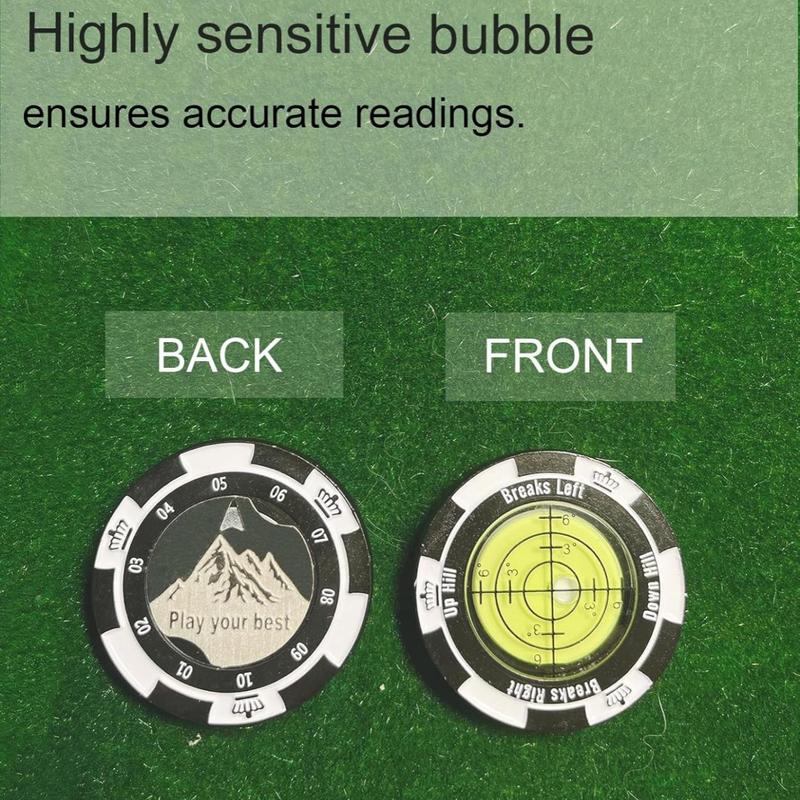 🔥Save 49%🔥Golf Ball Marker, Bubble Level Golf Putting Green Reading Aid, Great Gift