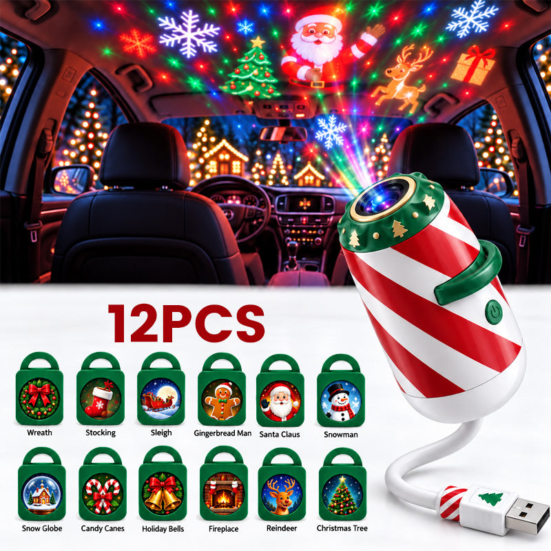 Merry Ride Christmas Car Projector Light