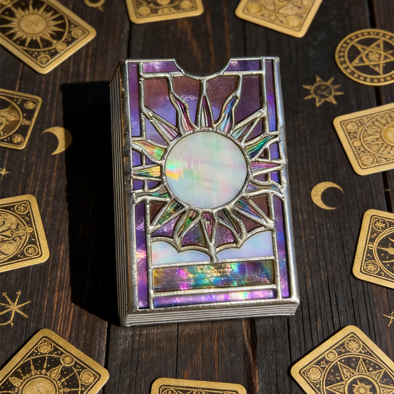 Mystical Sunburst Tarot Card Box