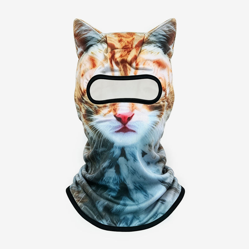 🐾 Playful Animal Print Face Cover