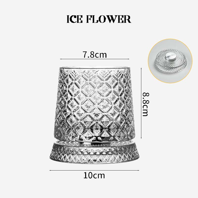 ✨Lyxig Roterande Whiskyglas · Crystal Spin Collection🍸