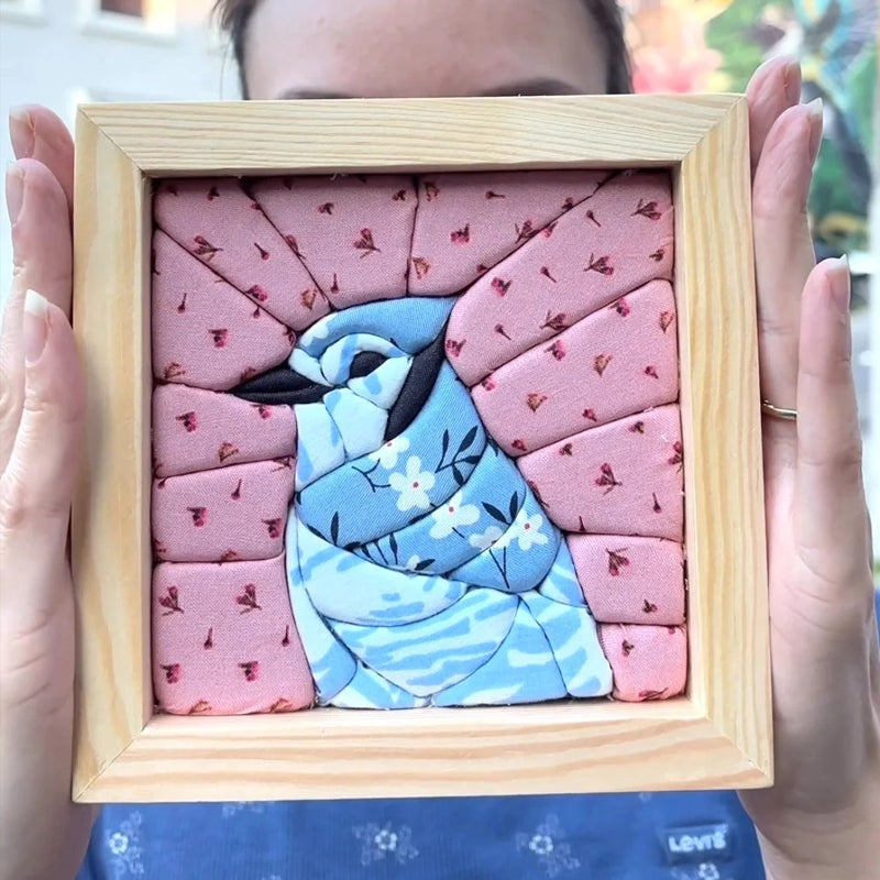 🔥Limited-Time Offer 49% OFF🔥 No-Sew & Cut-Free Fabric Mosaic Wall Art DIY Kit with Frame