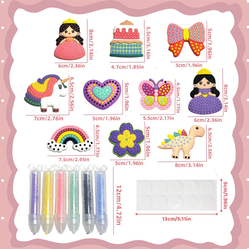 DIY  Handmade Bead Stickers