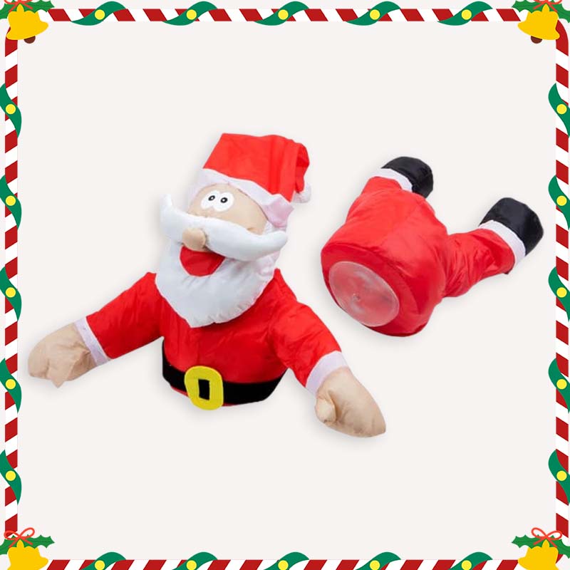Crashing Reindeer and Santa Claus Set