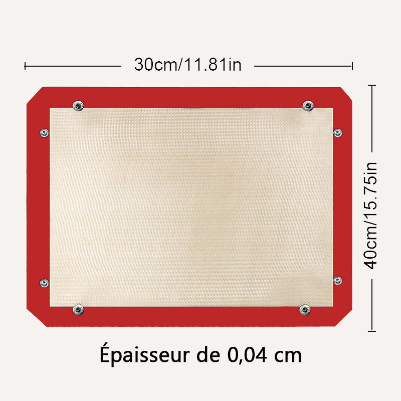 🍗 Spill-proof baking mat with press studs