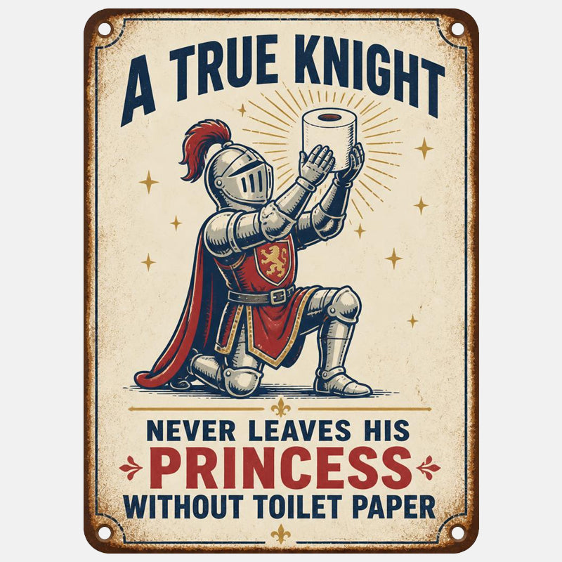 Funny Bathroom Sign - Remember to Replace the Toilet Paper
