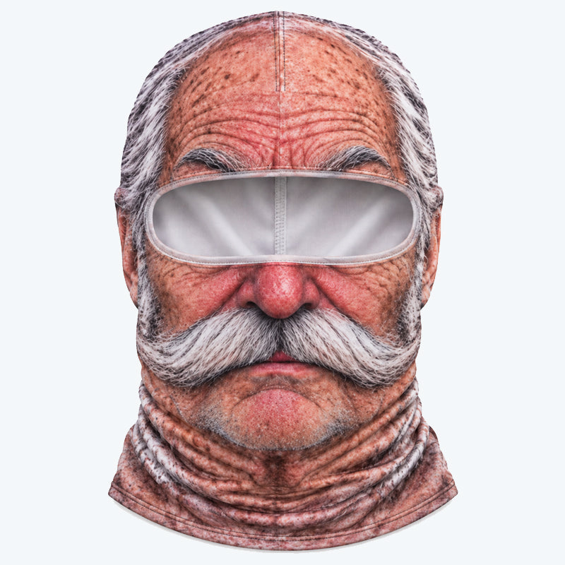 Funny Realistic Face Ski Mask – Hilarious Winter Party Gear for Outdoor Groups