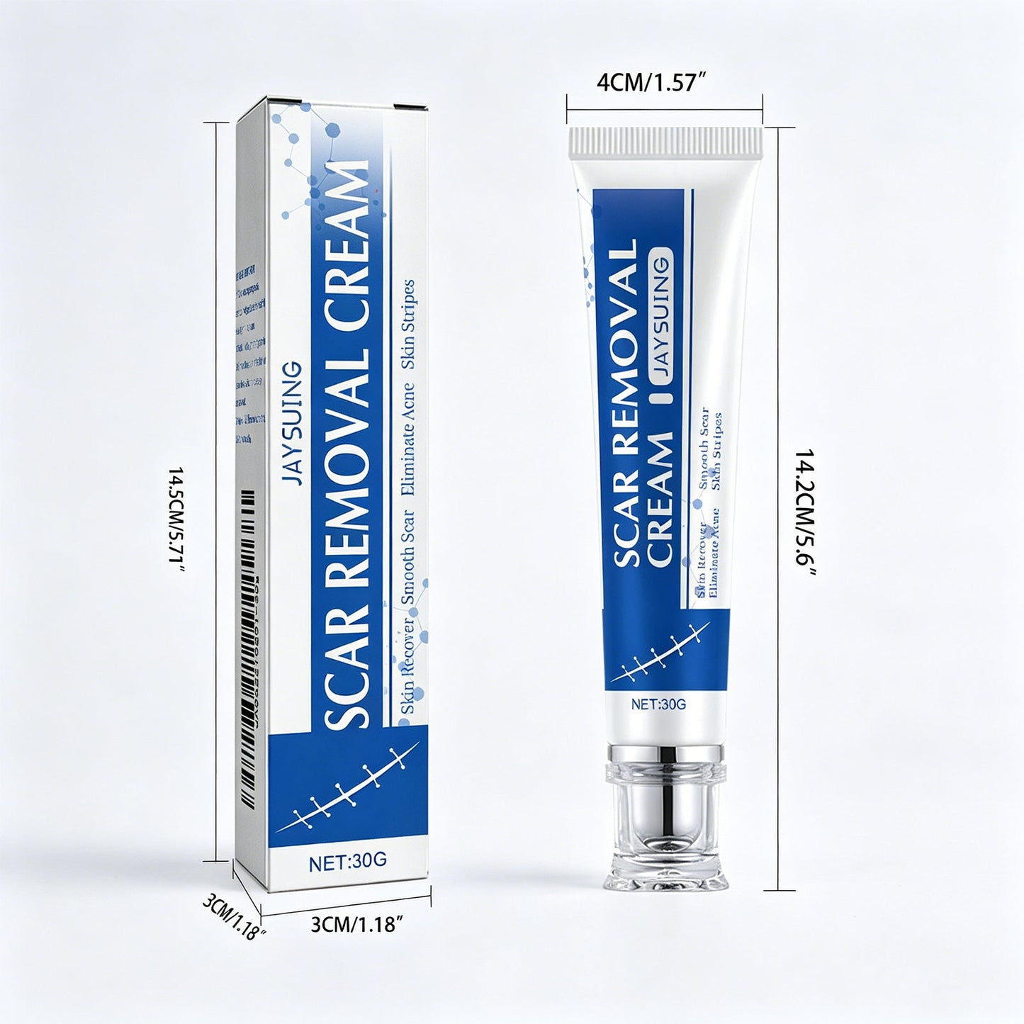 Jaysuing Skin Care Cream Smoothing Skin Repair Cream Silicone Gel Repair Cream