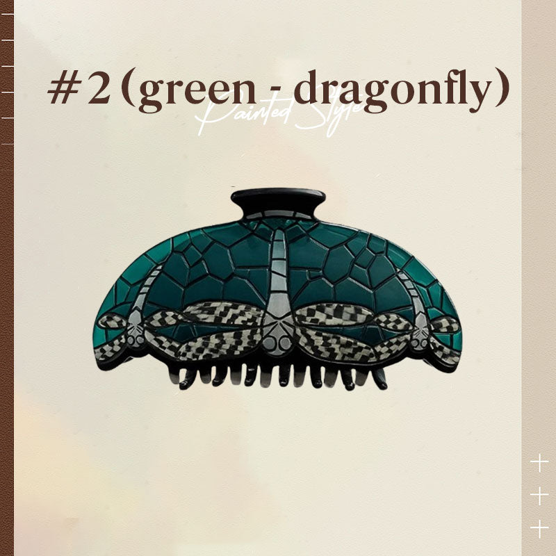 Retro painted style hair clip | New Arrival