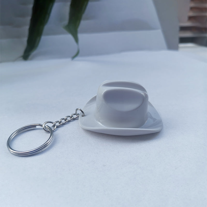 🤠 Cowboy Hat Bottle Opener Keychain – The Wild West in Your Pocket!