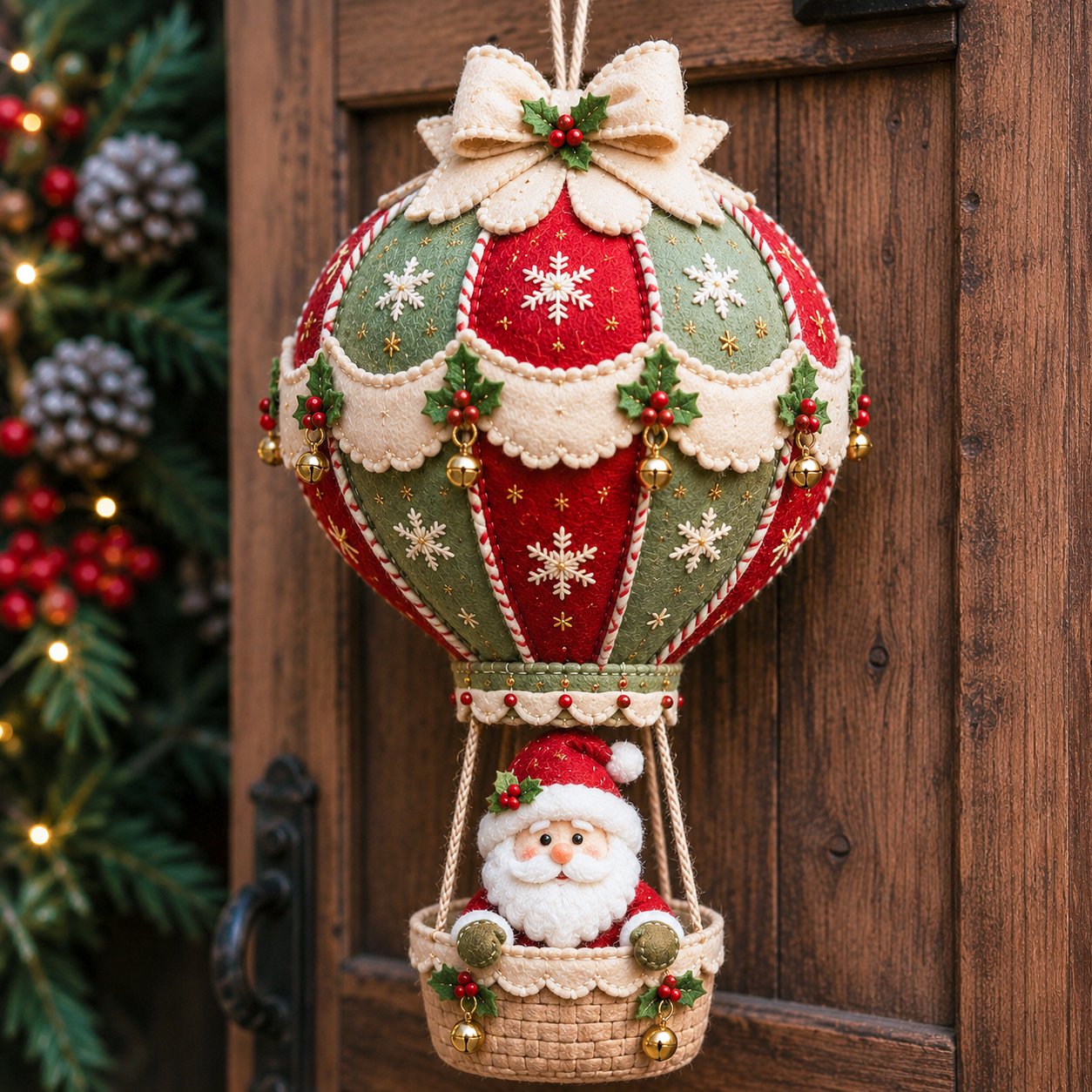 🎈 Christmas Hot Air Balloon Hanging DIY Kit
