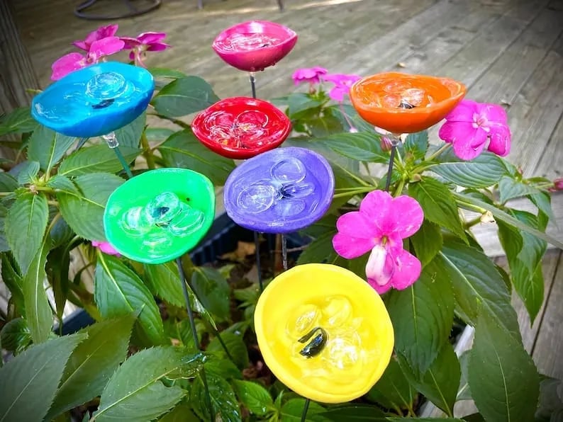 🐝LAST DAY 49% OFF - Bee Watering Station with Marbles, Butterfly Puddler, Hummingbird Drinking Cups💧