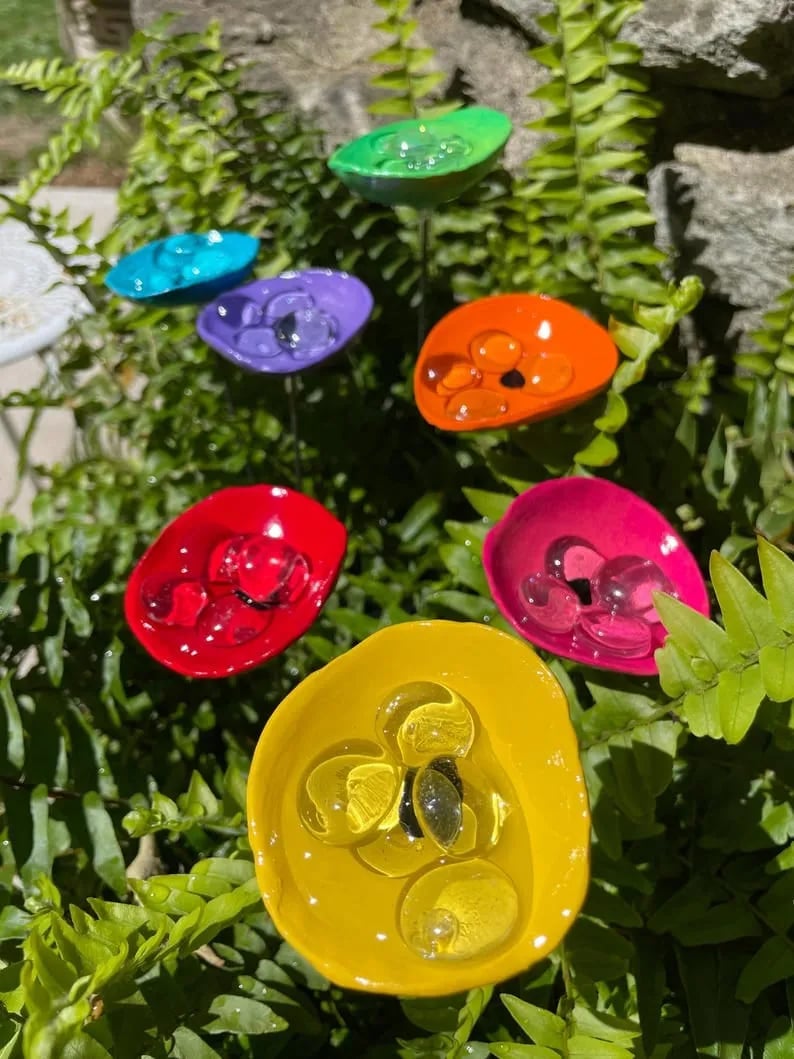 🐝LAST DAY 49% OFF - Bee Watering Station with Marbles, Butterfly Puddler, Hummingbird Drinking Cups💧