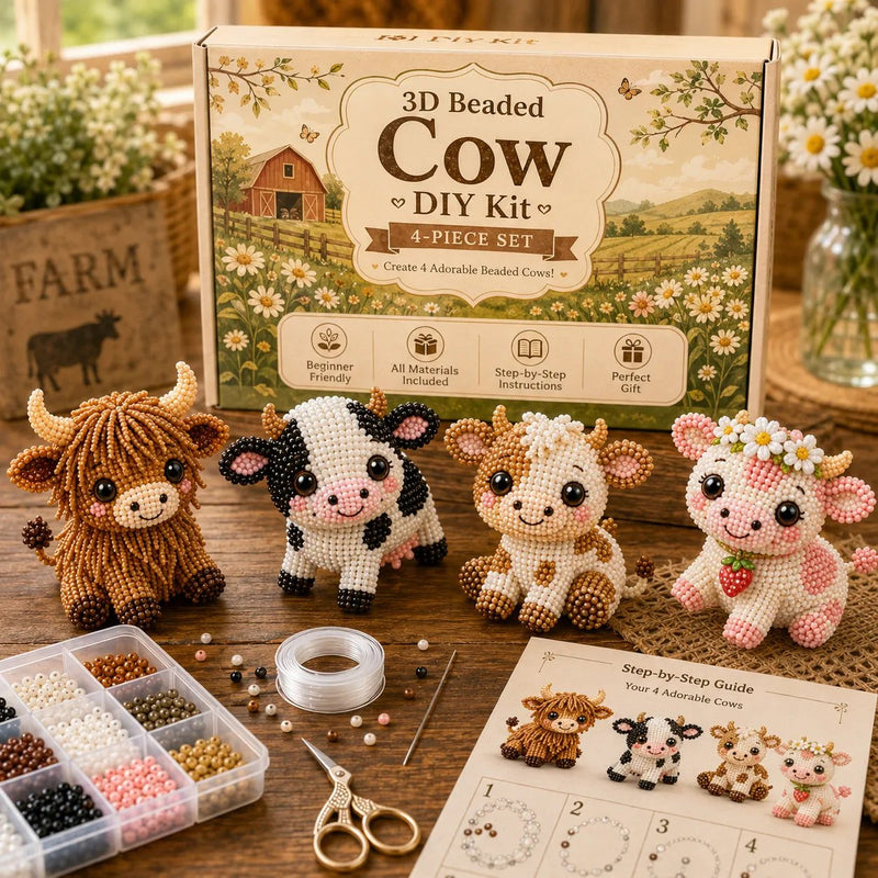 🧵✨Creative Beaded Mini World 3D DIY Kit Collection