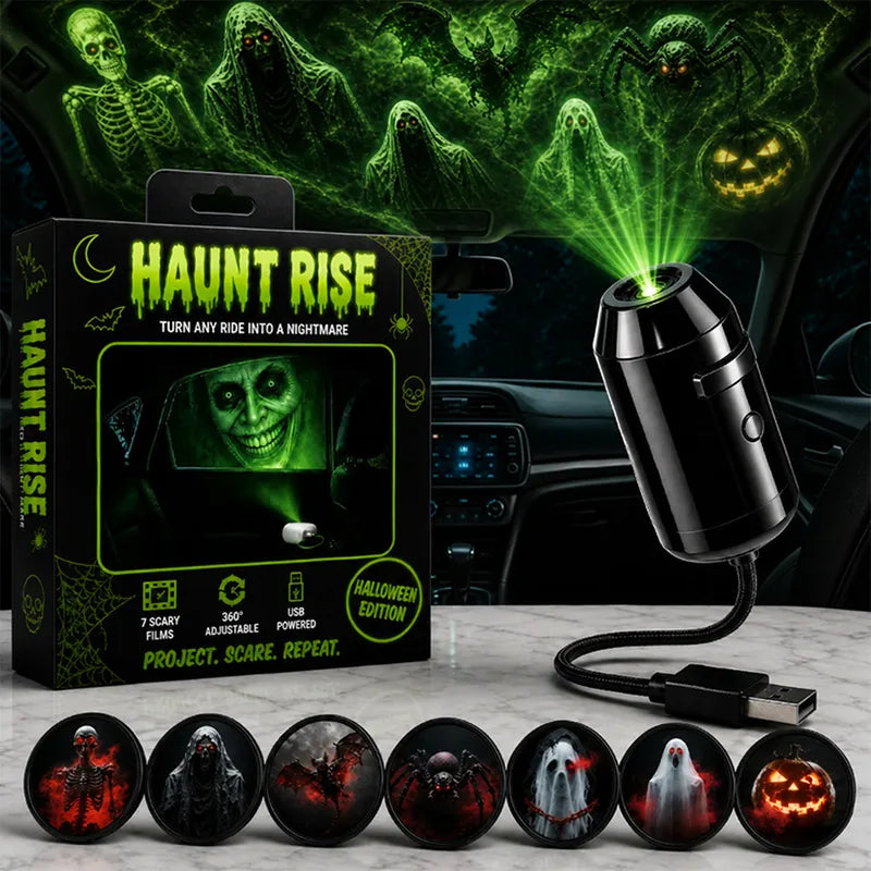 Plug-&-Play HD Star Projector: Halloween 6-Disc Set