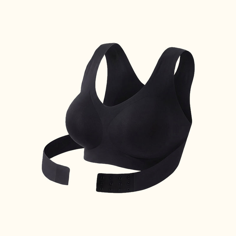 Women’s Posture Correcting Back-Smoothing Sports Bra with Front Closure