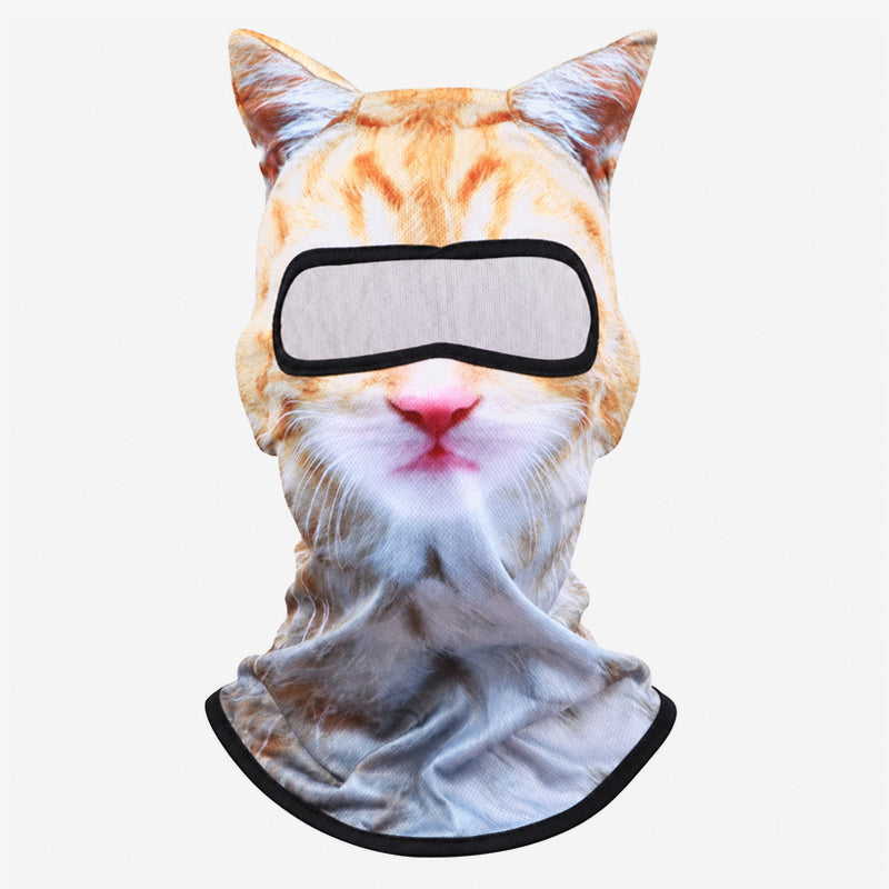 🐾 Playful Animal Print Face Cover