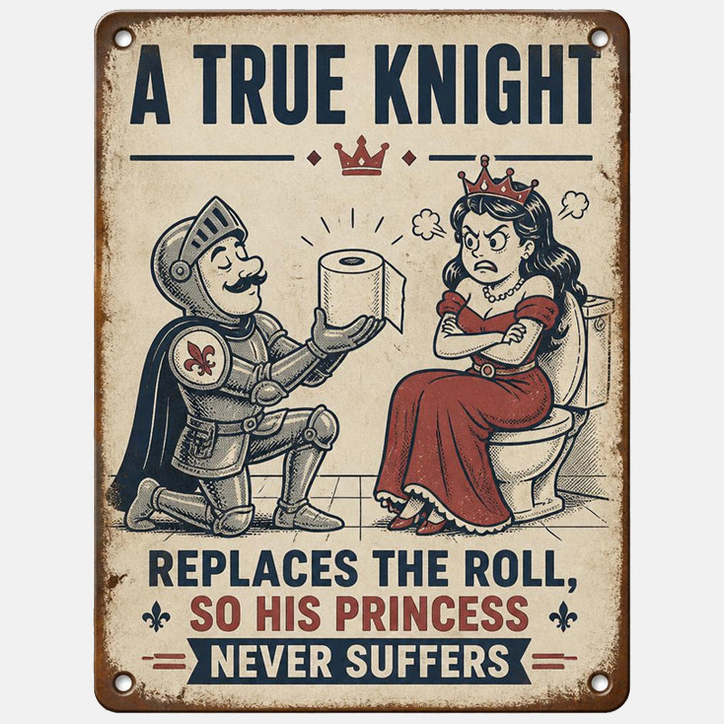Funny Bathroom Sign - Remember to Replace the Toilet Paper