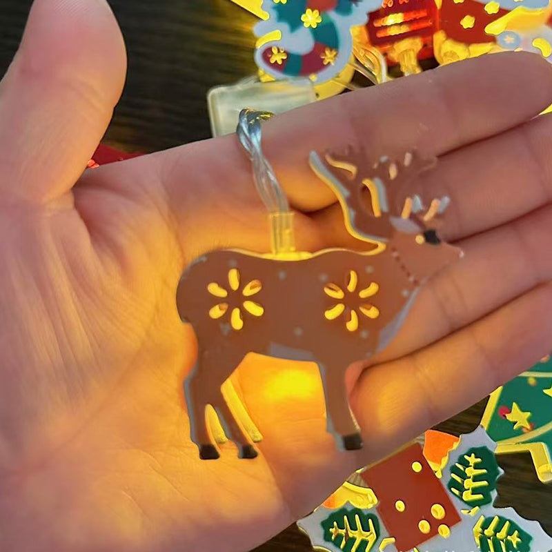 🎄 Christmas Led Iron Decorative Light String