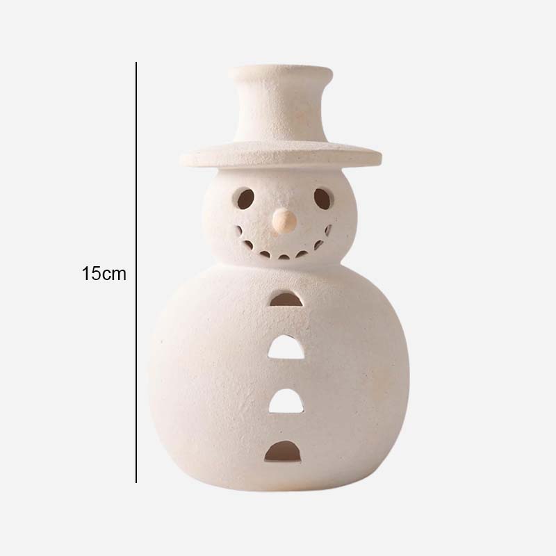 Terracotta Snowman