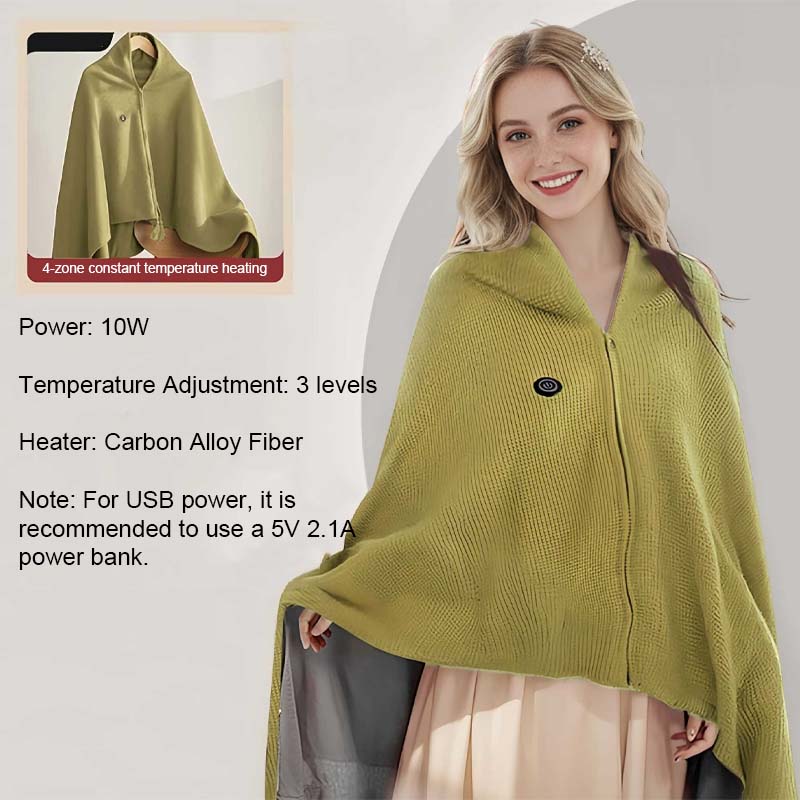 USB Portable Washable Warming Blanket