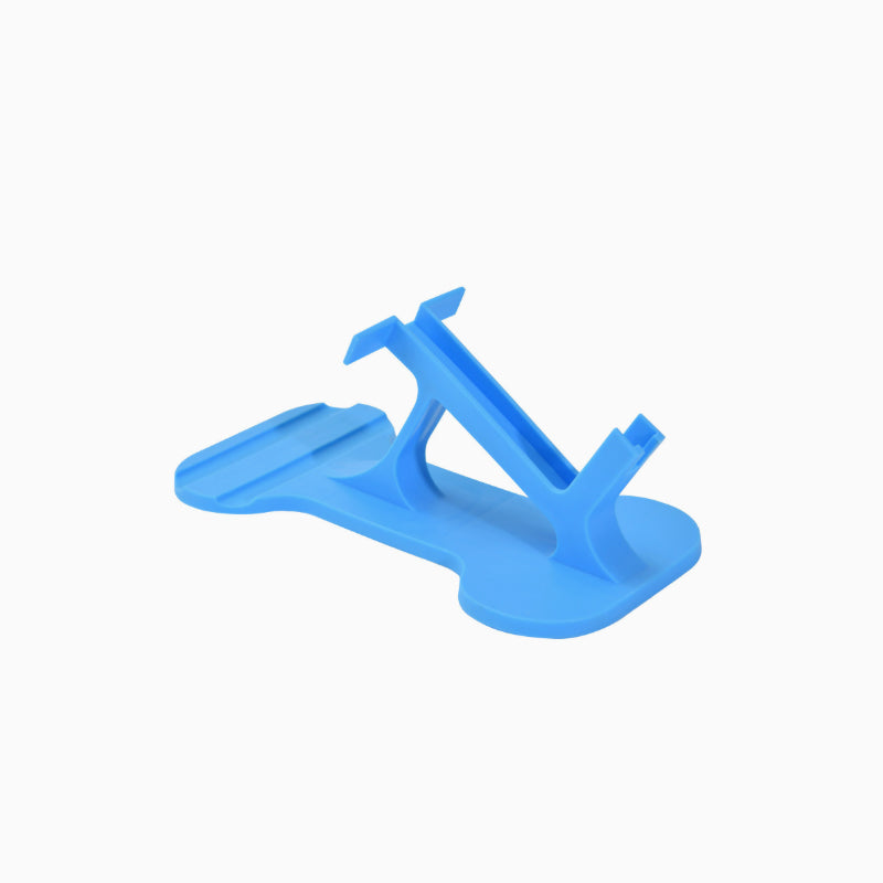 Ergonomic mobile phone and tablet stand for lying on your side in bed