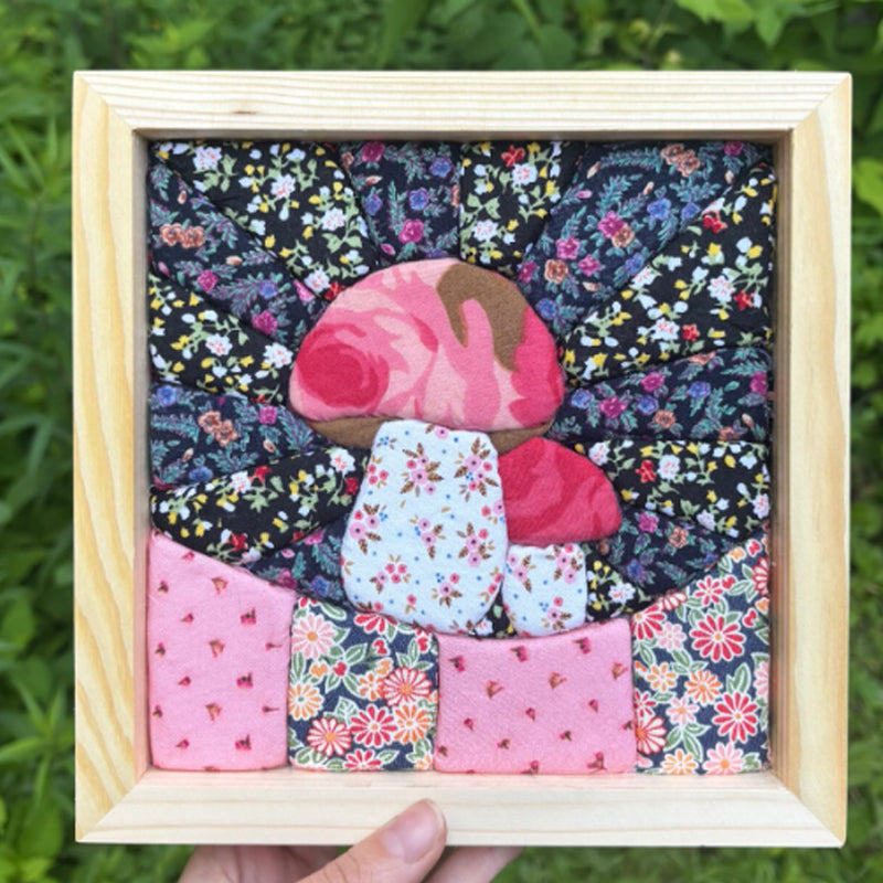 🔥Limited-Time Offer 49% OFF🔥 No-Sew & Cut-Free Fabric Mosaic Wall Art DIY Kit with Frame