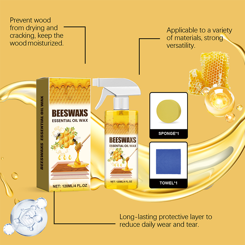 Wood Polishing Beeswax Spray