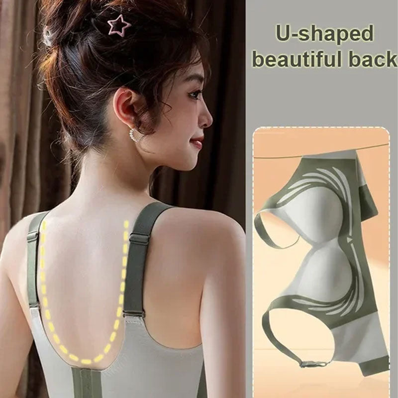 🎁 Super gather bra | Wireless Push-up Bra👍No more sagging breasts
