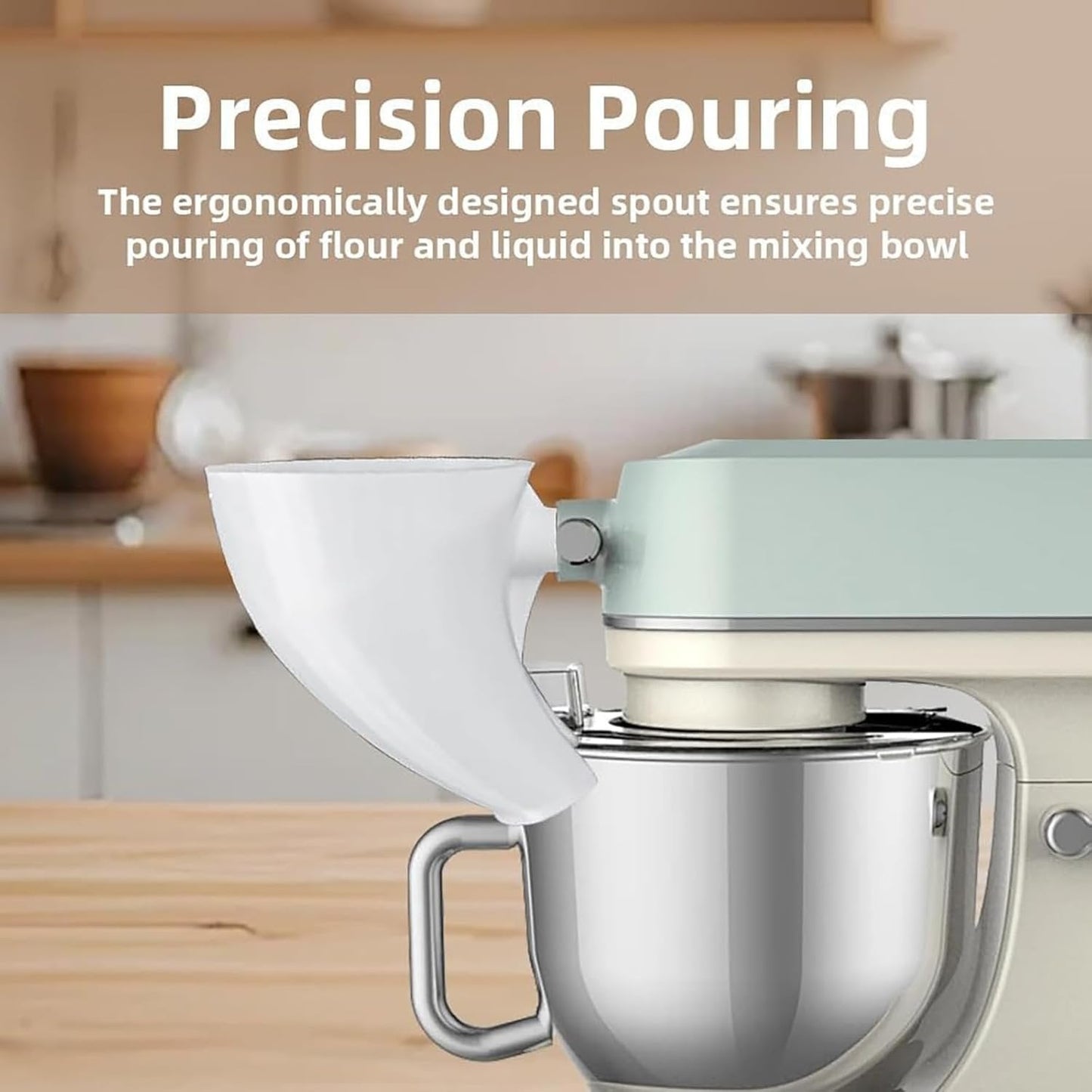 🔥✨Flour Funnel for Kitchen Aid Stand Mixer