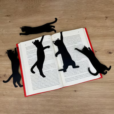 🏆Last Day 49% Off🔥😹5Pcs Metal Cat bookmark