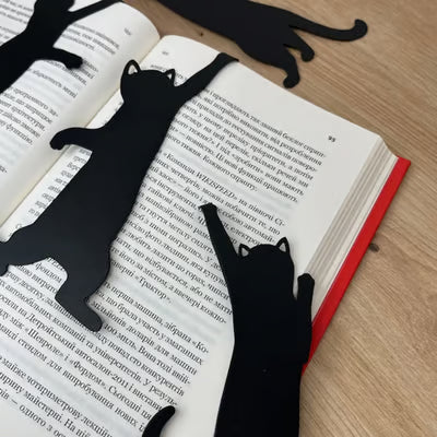🏆Last Day 49% Off🔥😹5Pcs Metal Cat bookmark