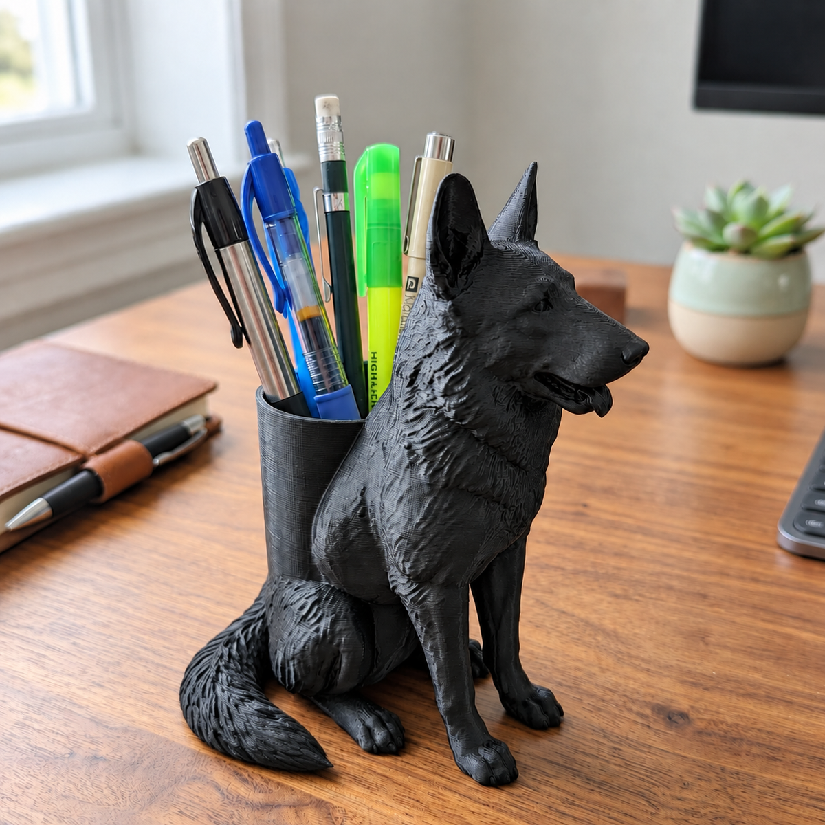 🐶Dog-shaped desk organiser