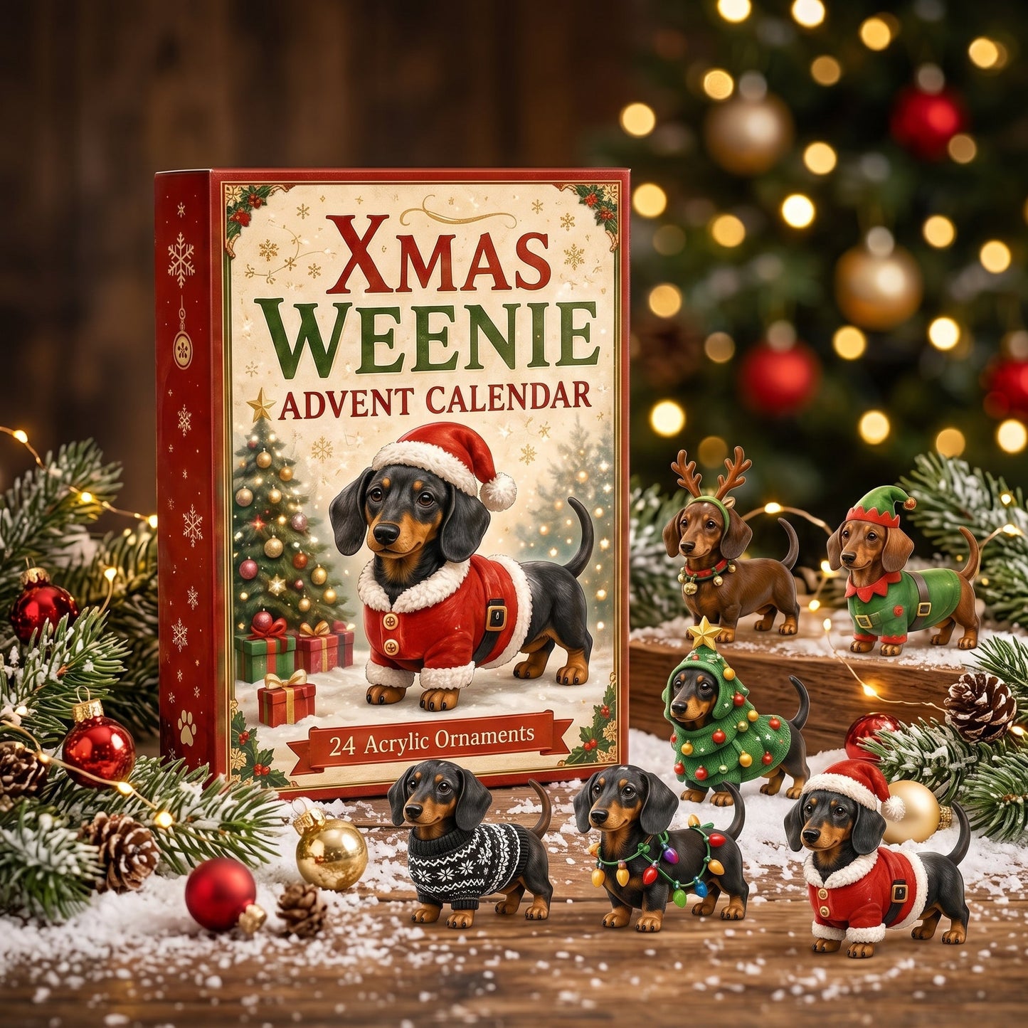 🎄 2026 Christmas Dachshund Advent Calendar