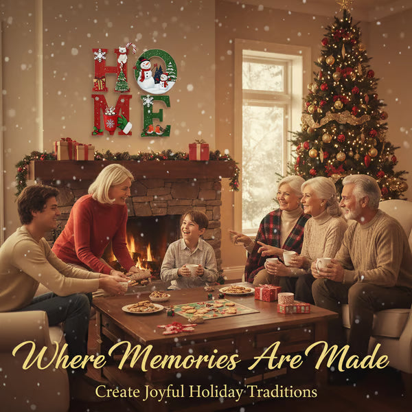 Heritage Holiday HOME Sign