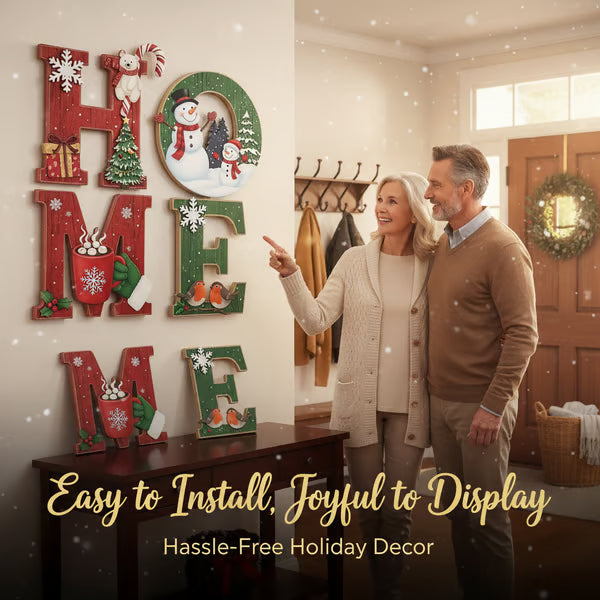 Heritage Holiday HOME Sign