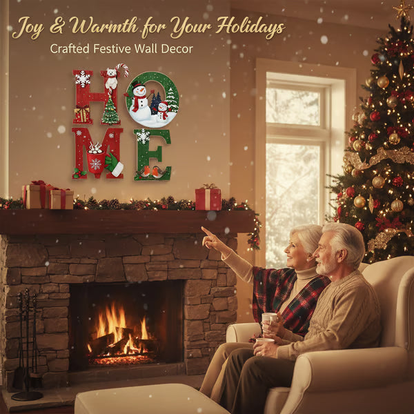 Heritage Holiday HOME Sign