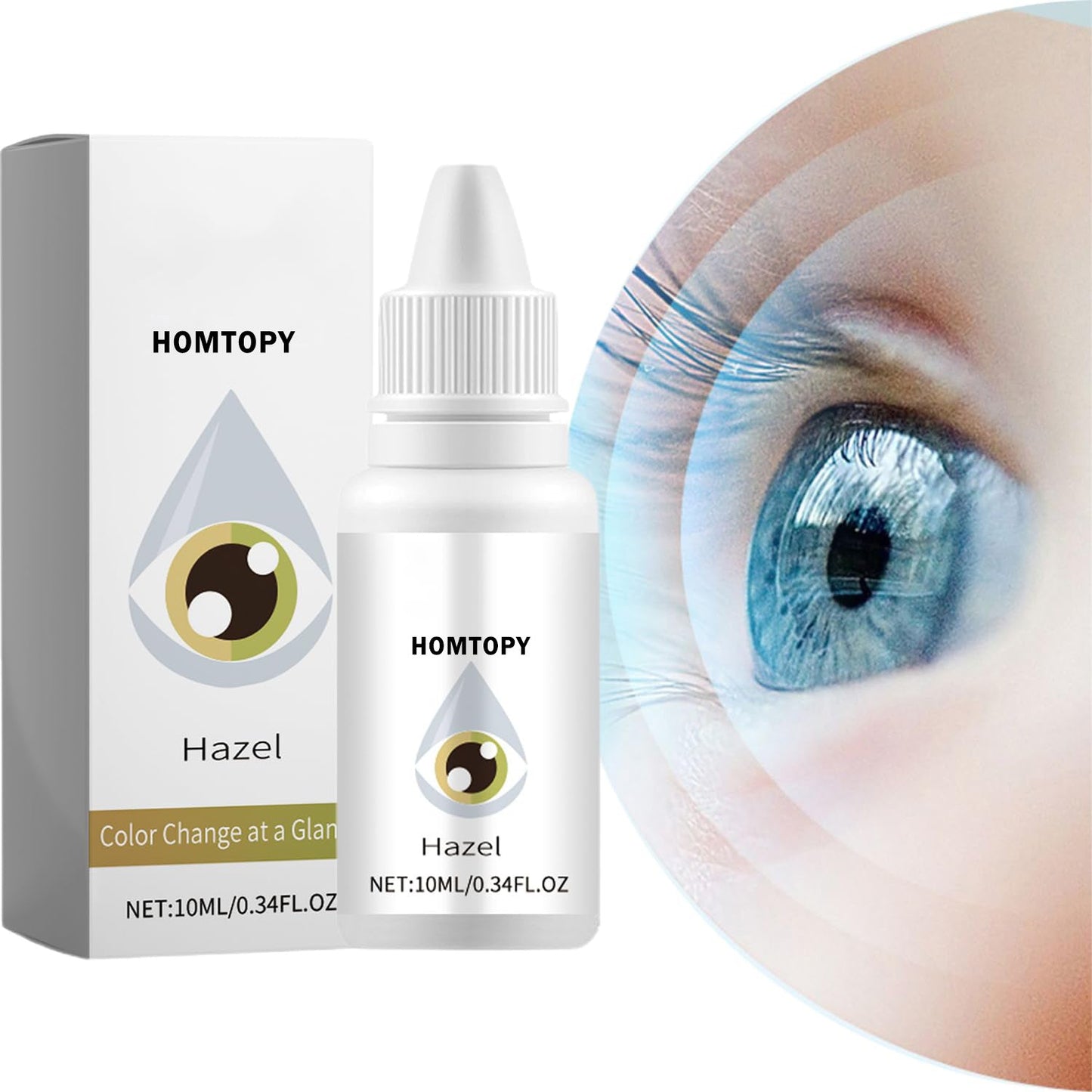 Contact lens care Colored eye drops