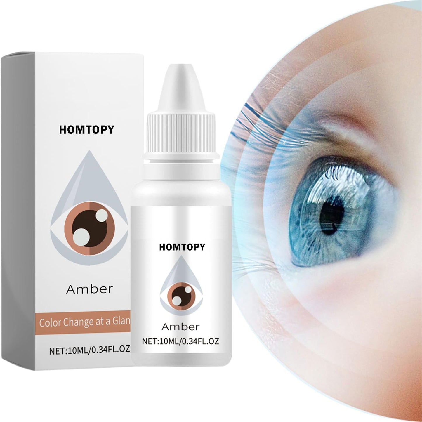 Contact lens care Colored eye drops