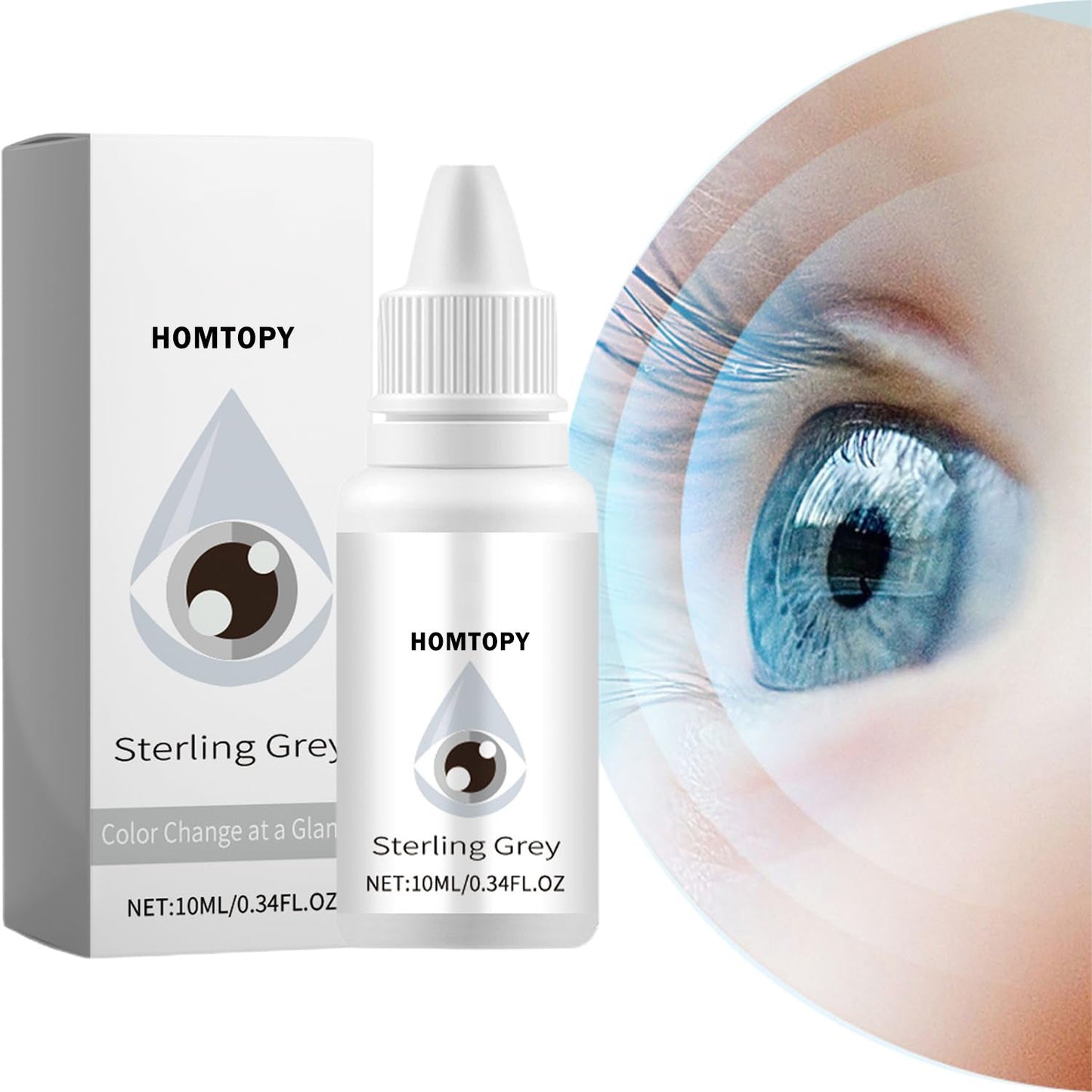 Contact lens care Colored eye drops