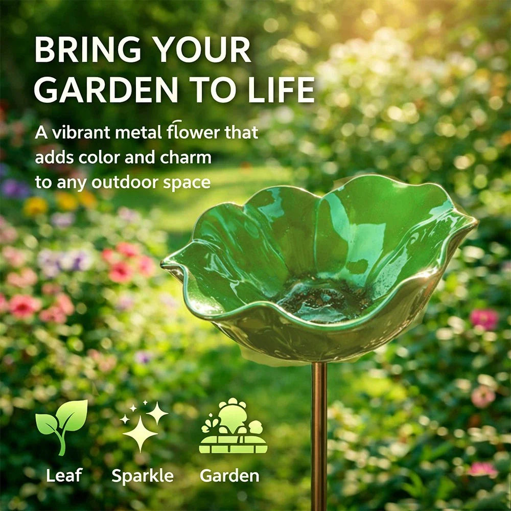 💖🎁2026 Mother's Day Gifts --🎁Handmade Metal Flower Garden Stake🐦
