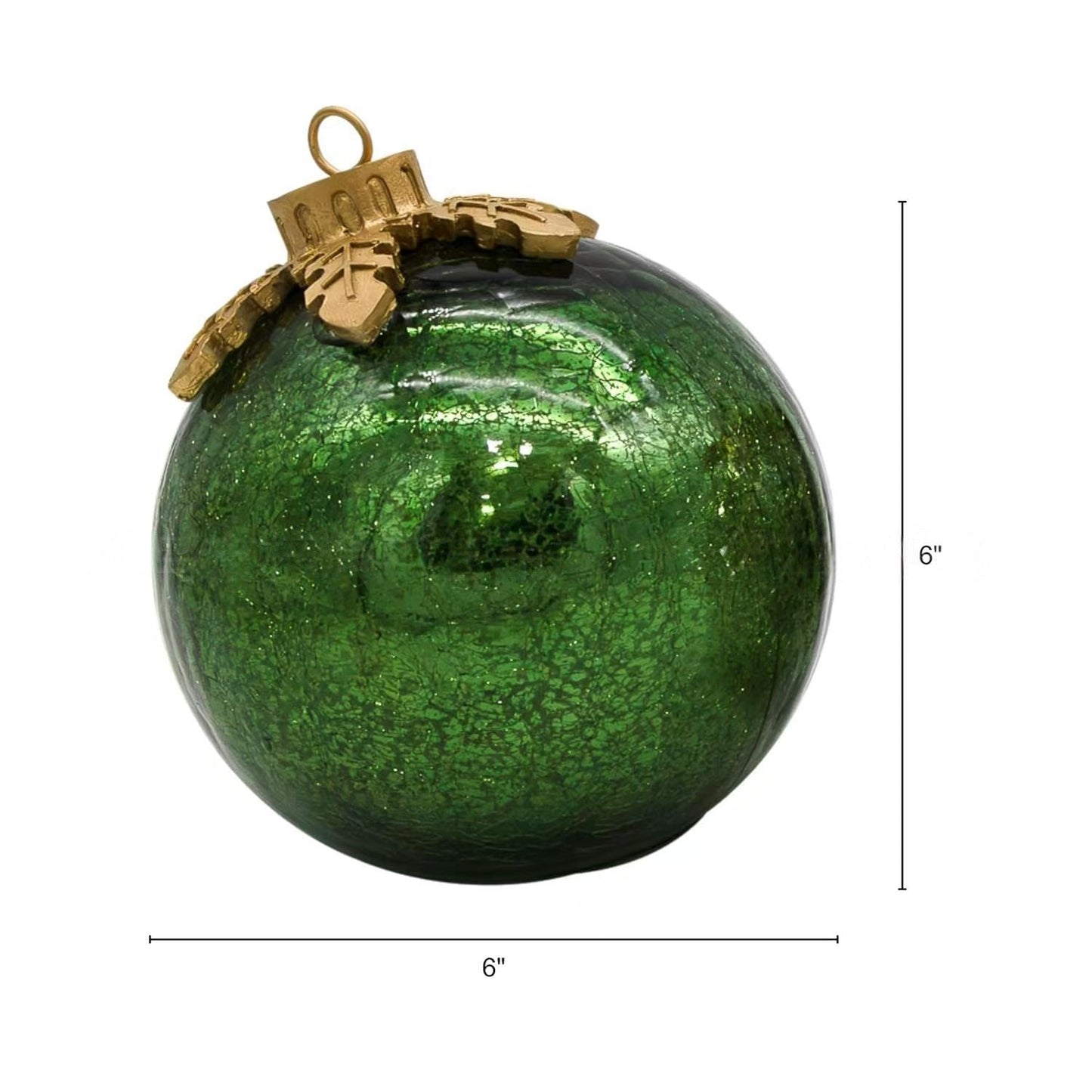 Glass Tabletop Christmas Ornaments